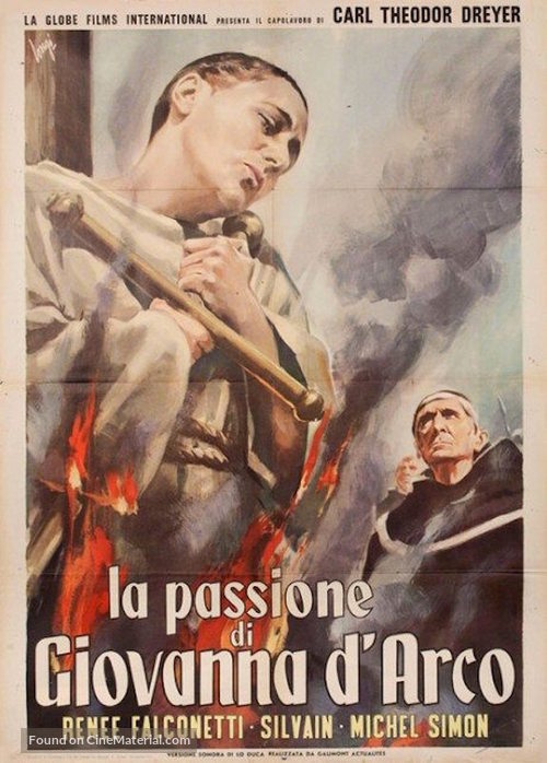 La passion de Jeanne d&#039;Arc - Italian Movie Poster