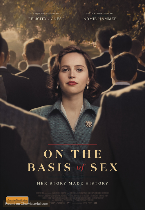 On the Basis of Sex - Australian Movie Poster