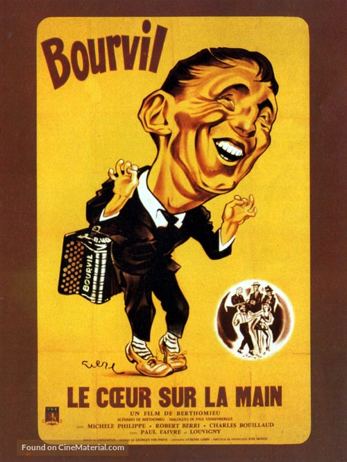 Le coeur sur la main - French Movie Poster