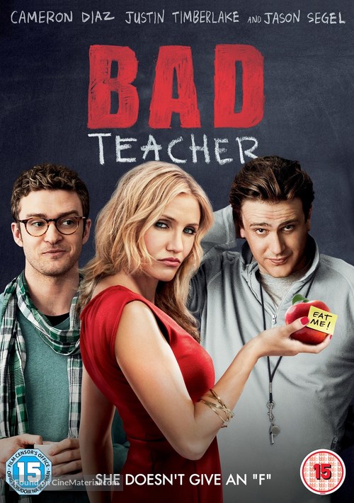 Bad Teacher - British DVD movie cover