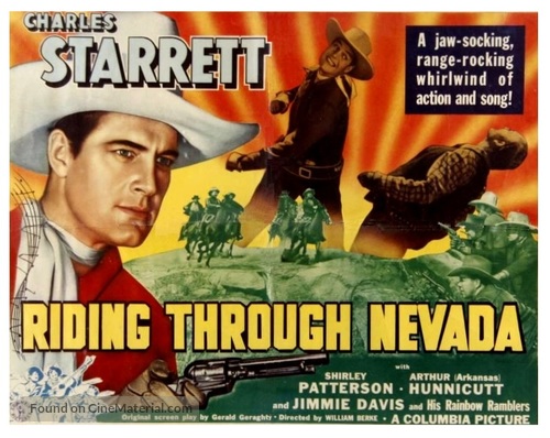 Riding Through Nevada - Movie Poster