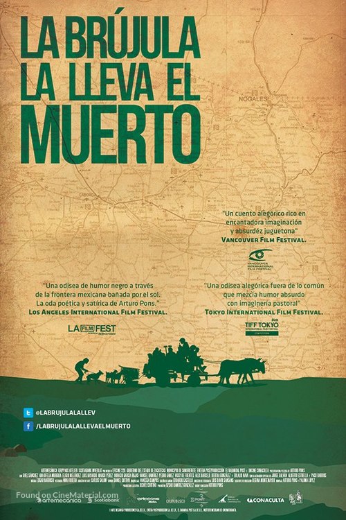 La brujula la lleva el muerto - Mexican Movie Poster