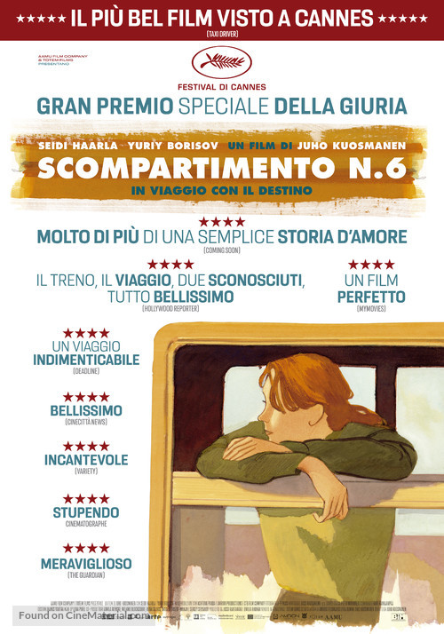 Hytti nro 6 - Italian Movie Poster