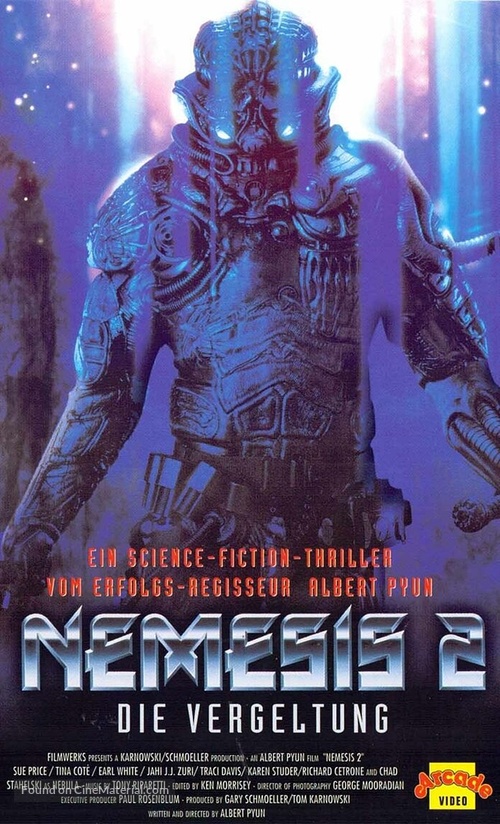 Nemesis 2: Nebula - German VHS movie cover