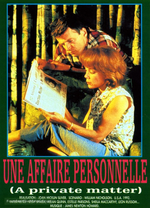 A Private Matter - French Movie Cover