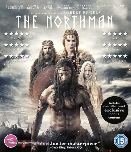 The Northman - British Blu-Ray movie cover