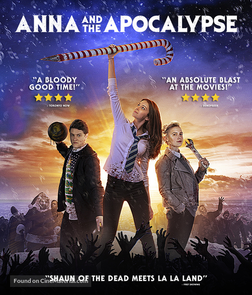 Anna and the Apocalypse - Canadian Blu-Ray movie cover