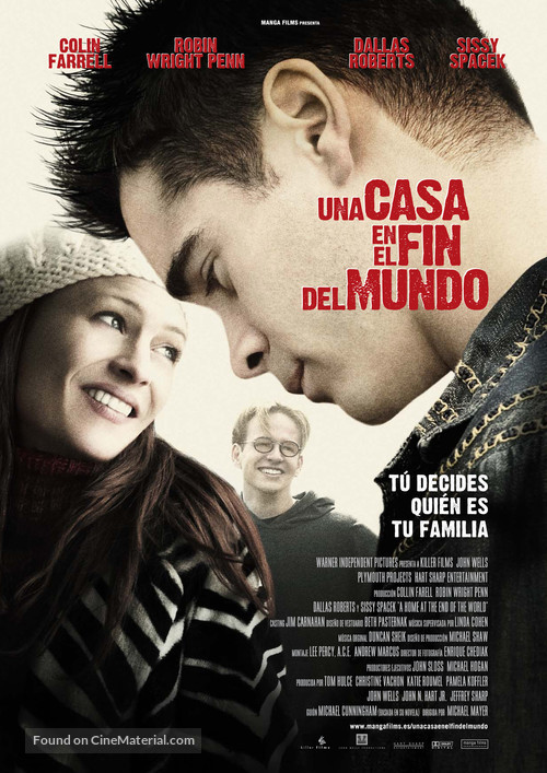 A Home at the End of the World - Spanish Movie Poster