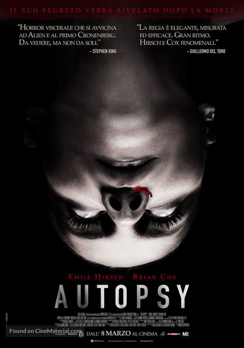 The Autopsy of Jane Doe - Italian Movie Poster