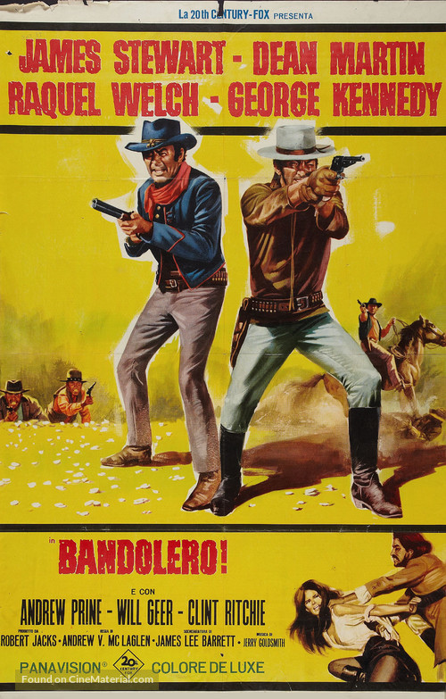 Bandolero! - Italian Movie Poster