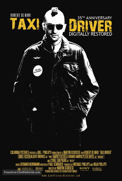 Taxi Driver - Re-release movie poster
