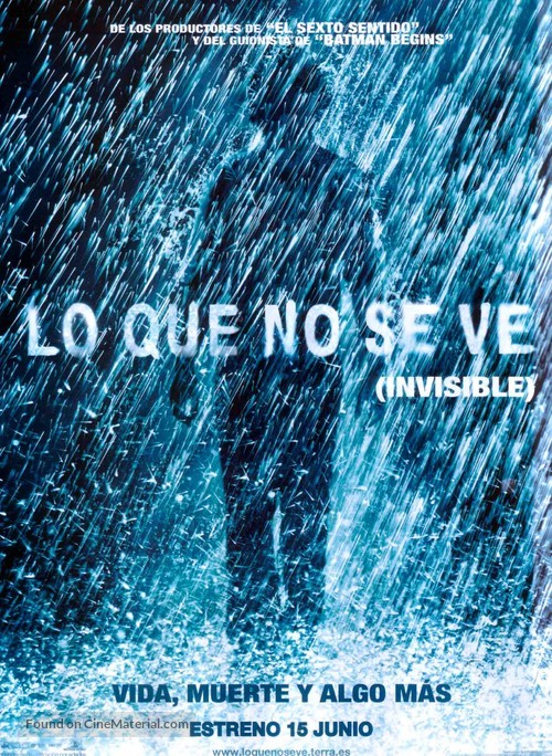The Invisible - Spanish Movie Poster