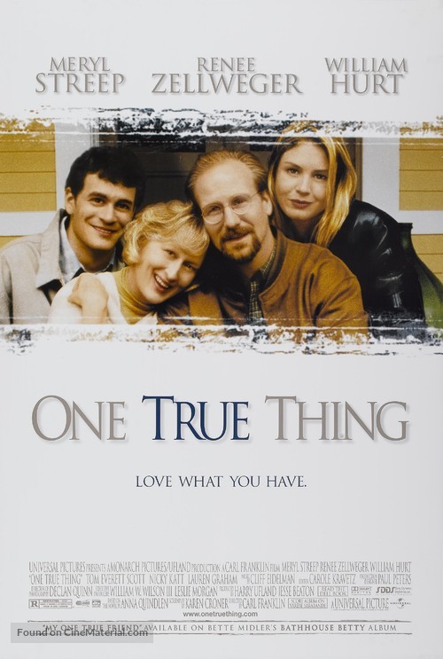 One True Thing - Movie Poster