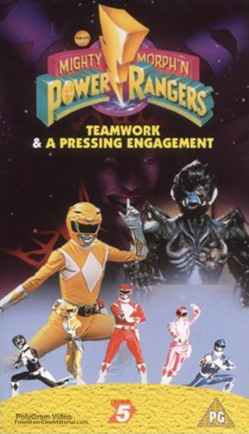 &quot;Mighty Morphin&#039; Power Rangers&quot; - VHS movie cover