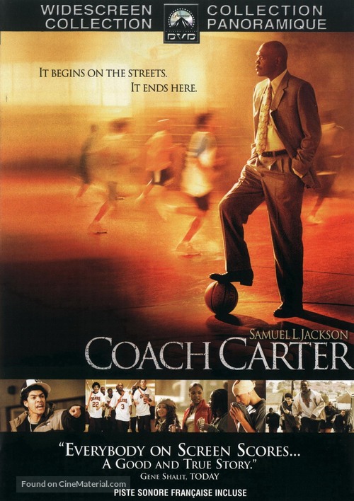 Coach Carter - Canadian DVD movie cover