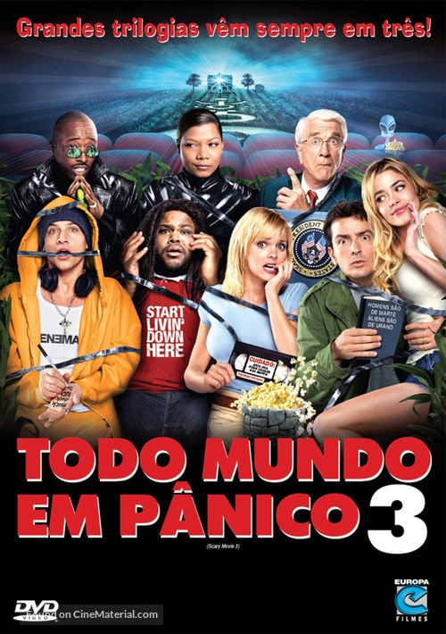 Scary Movie 3 - Brazilian DVD movie cover