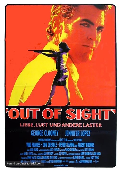 Out Of Sight - German Movie Poster