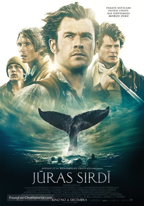 In the Heart of the Sea - Latvian Movie Poster