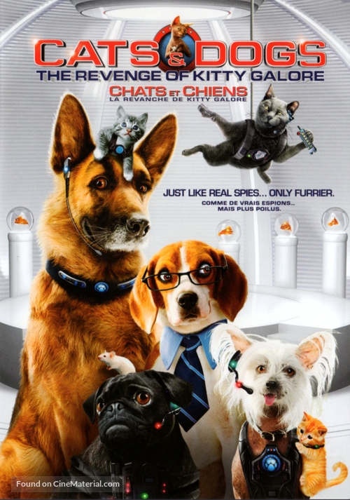 Cats &amp; Dogs: The Revenge of Kitty Galore - Canadian DVD movie cover