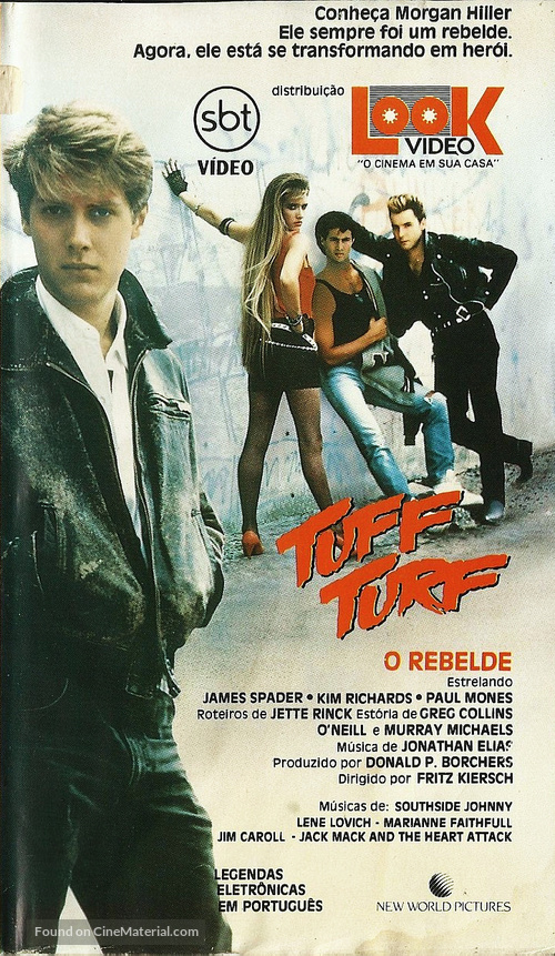 Tuff Turf - Brazilian Movie Cover