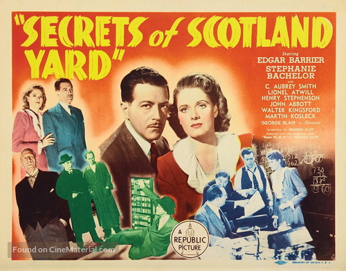 Secrets of Scotland Yard - Movie Poster