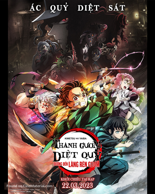 Demon Slayer: Kimetsu no Yaiba- To the Swordsmith Village - Vietnamese Movie Poster