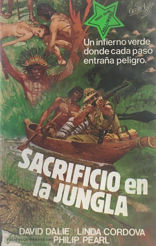 Virgin Sacrifice - Spanish VHS movie cover