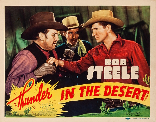 Thunder in the Desert - Movie Poster