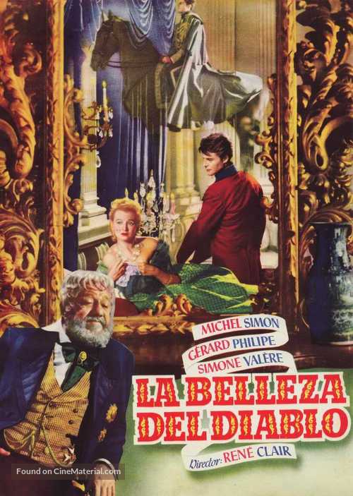 La beaut&egrave; du diable - Spanish Movie Poster
