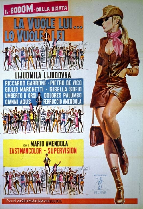 La vuole lui... lo vuole lei - Italian Movie Poster