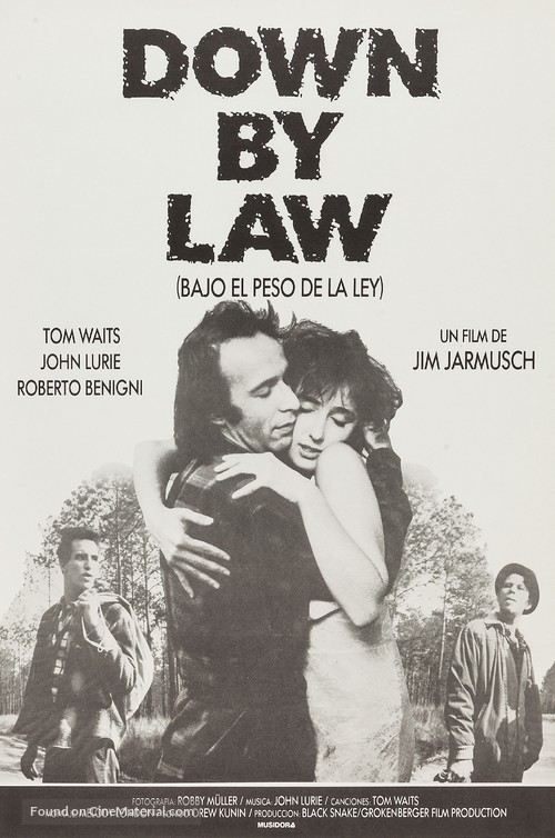 Down by Law - Spanish Movie Poster
