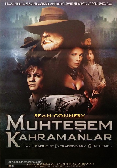 The League of Extraordinary Gentlemen - Turkish Movie Poster