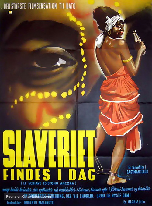 Le schiave esistono ancora - Danish Movie Poster