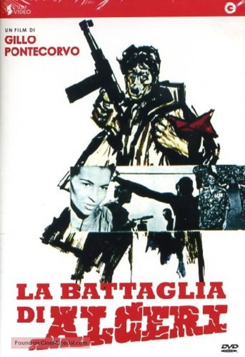 La battaglia di Algeri - Italian DVD movie cover