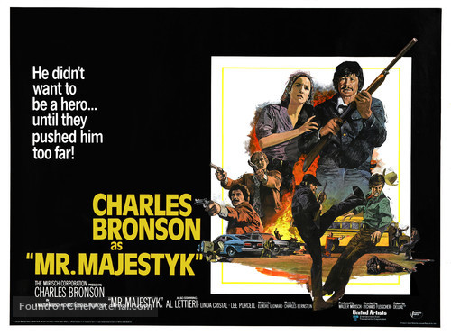 Mr. Majestyk - British Movie Poster