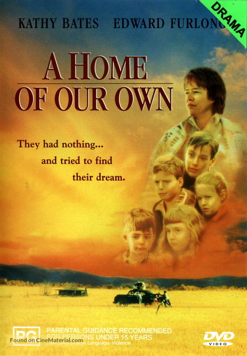 A Home of Our Own - Australian DVD movie cover