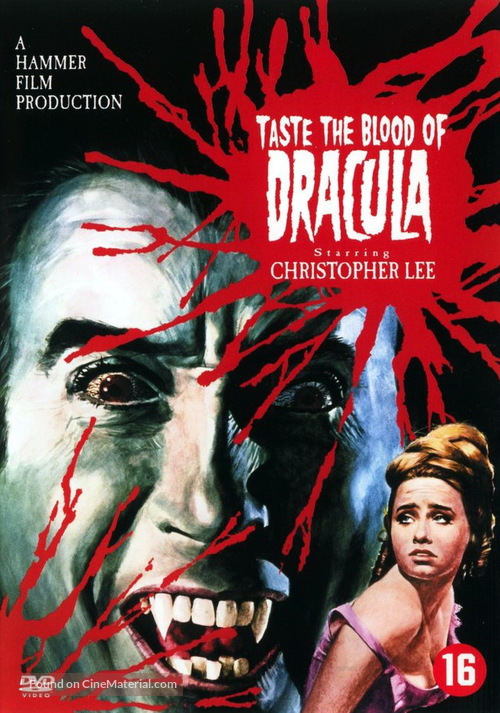 Taste the Blood of Dracula - Dutch DVD movie cover