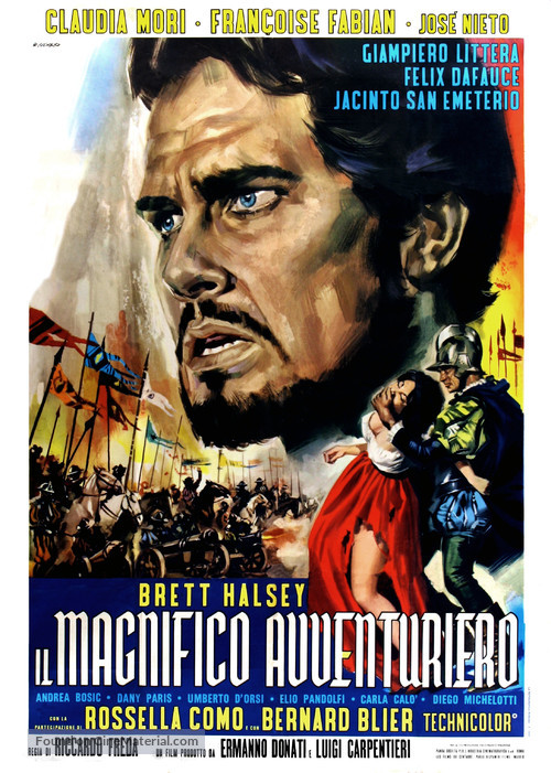 Il magnifico avventuriero - Italian Movie Poster