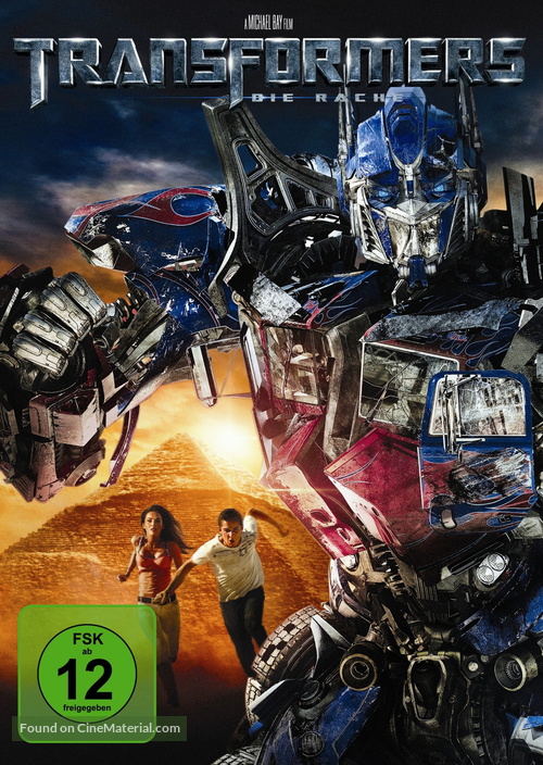 Transformers: Revenge of the Fallen - German DVD movie cover