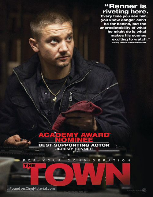 The Town - For your consideration movie poster