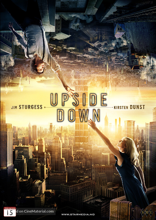 Upside Down - Norwegian DVD movie cover