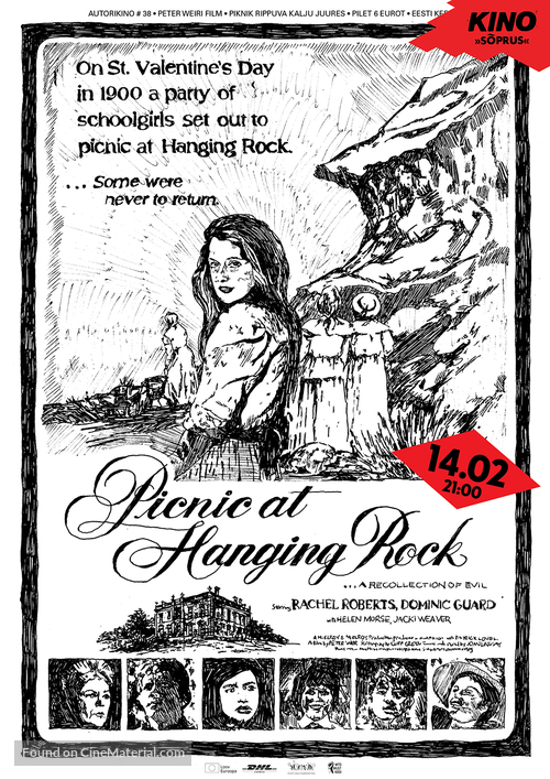 Picnic at Hanging Rock - Estonian Re-release movie poster