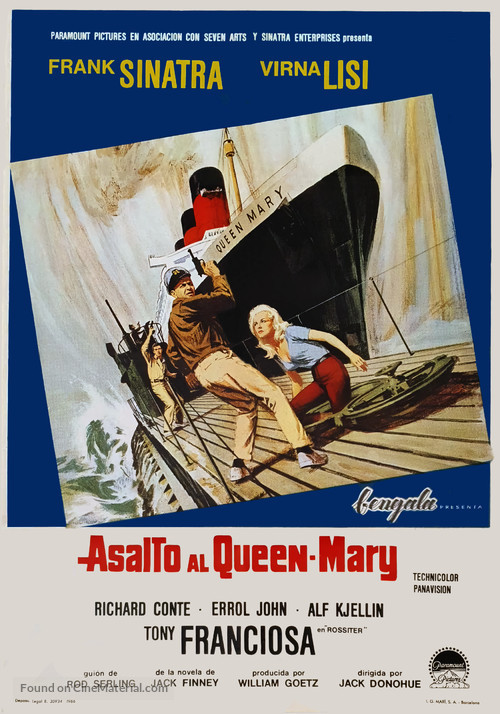 Assault on a Queen - Spanish Movie Poster