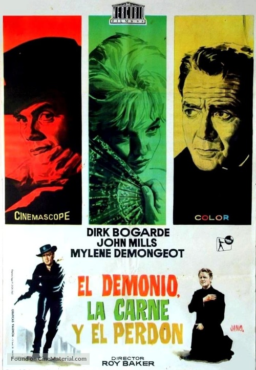The Singer Not the Song - Spanish Movie Poster