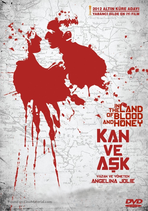 In the Land of Blood and Honey - Turkish DVD movie cover