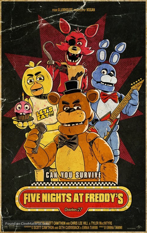 Freddy fnaf vintage art | Sticker