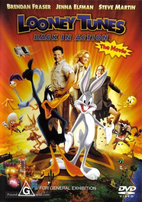 Looney Tunes: Back in Action - Australian DVD movie cover