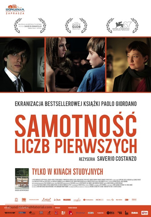 La solitudine dei numeri primi - Polish Movie Poster