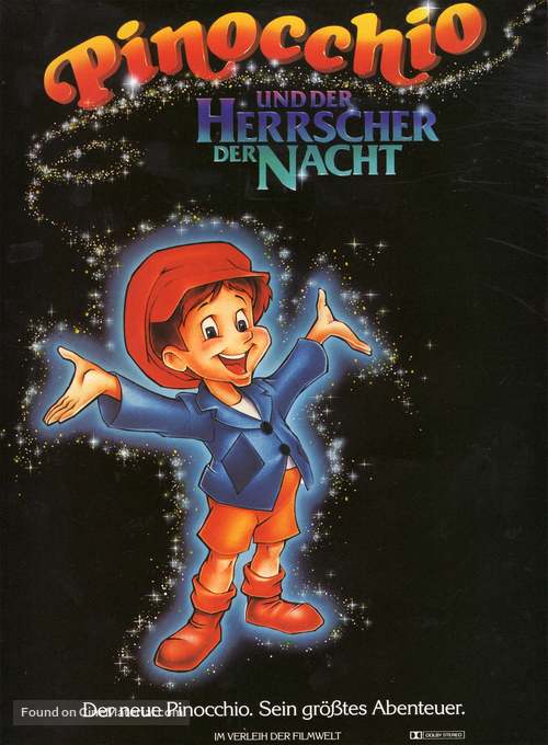 Pinocchio and the Emperor of the Night - German Movie Poster