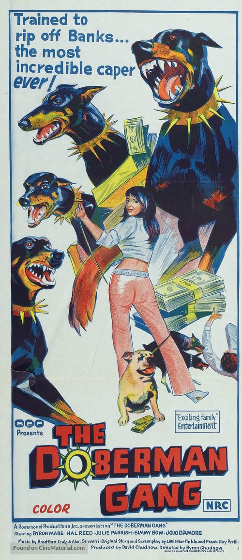 The Doberman Gang - Australian Movie Poster